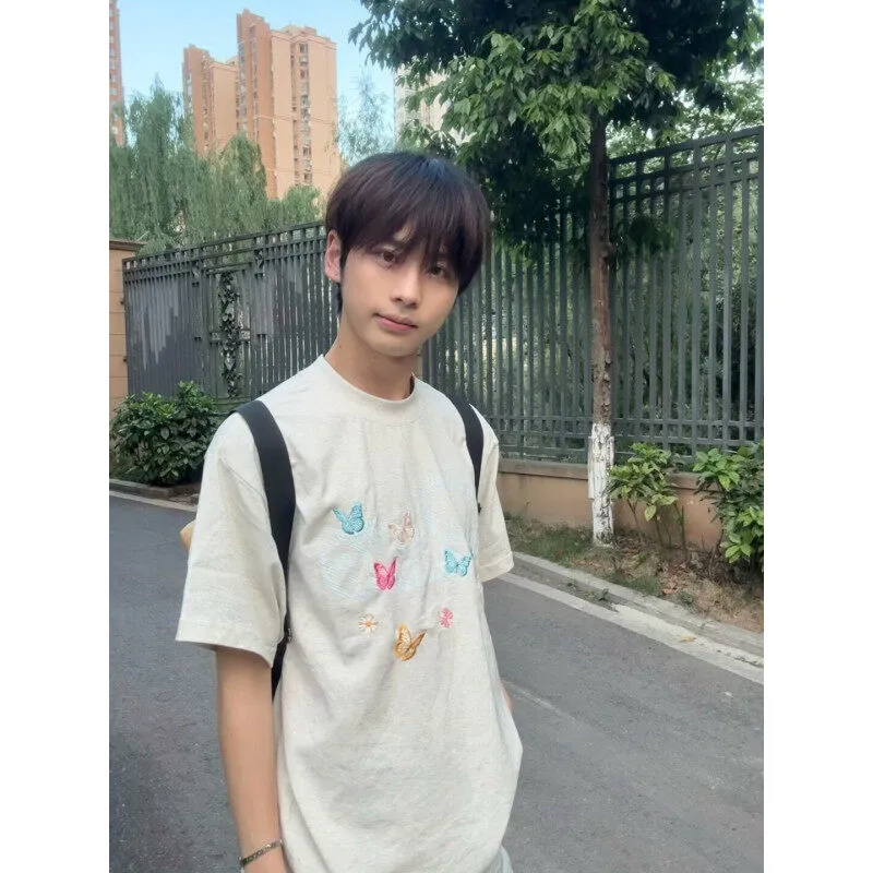 PVPVPV T Shirts Unisex White Gray-3