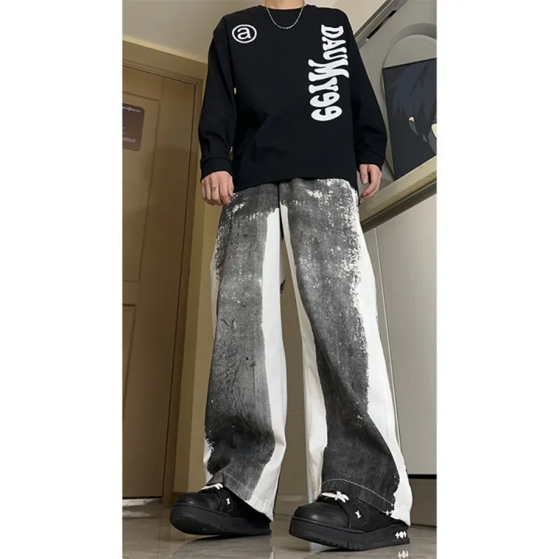PVPVPV Jeans Unisex Black White-1