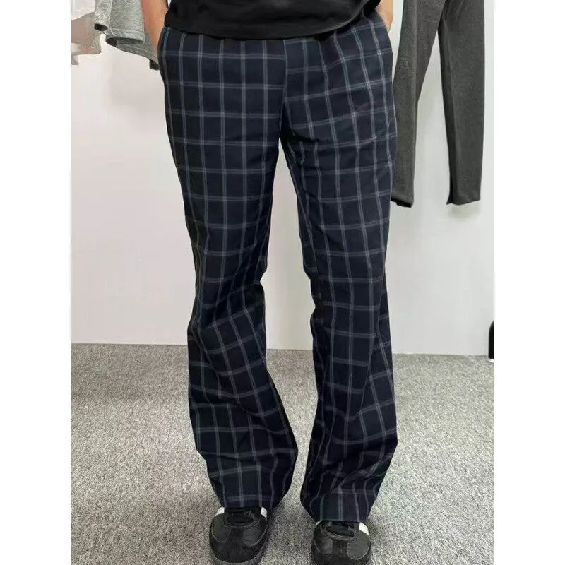 PVPVPV Casual Pants Unisex Dark Blue-2