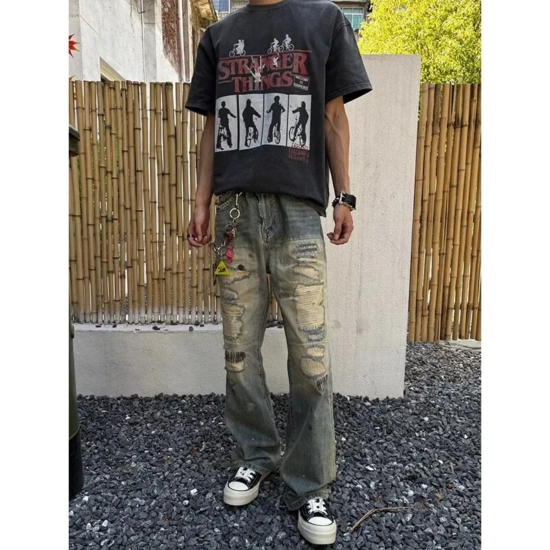 PVPVPV T Shirts Unisex Washed Black-1