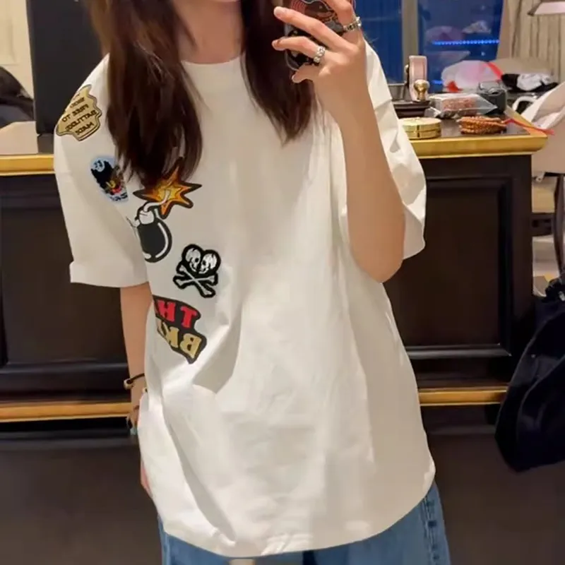 PAINT STAIN T Shirts Unisex-12