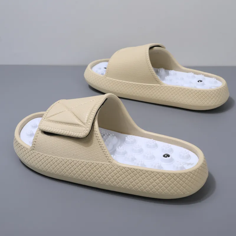 DOUBLE STAR 88 Quiet Slip Resistant Cushioning Slide Slippers Unisex-4