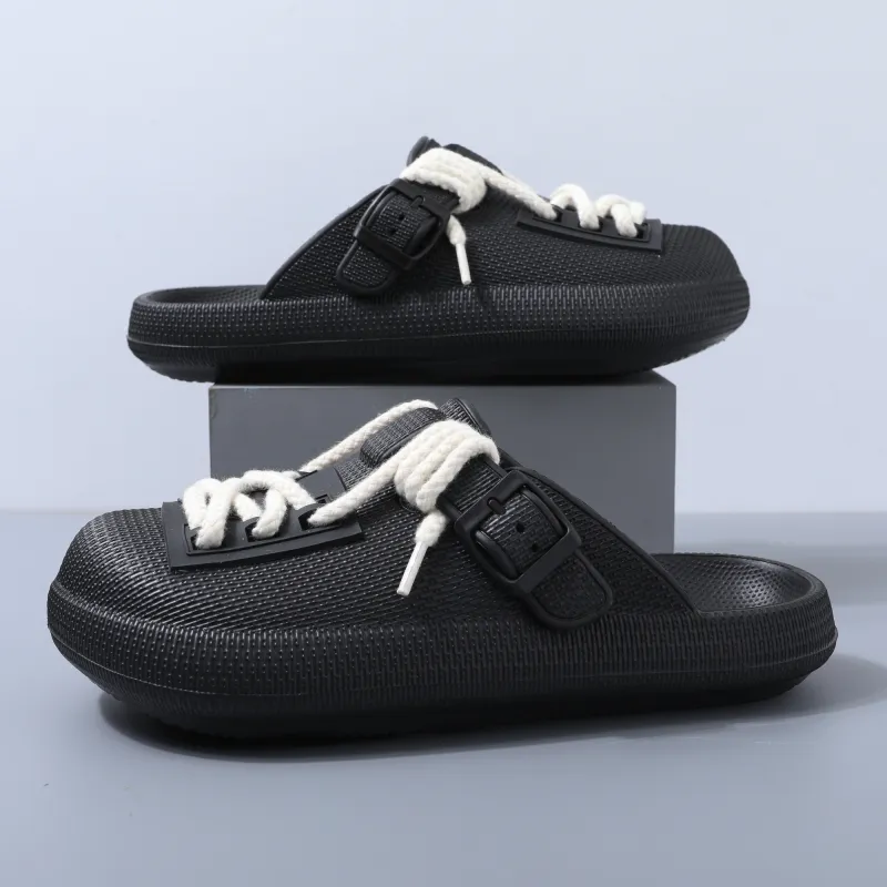 DOUBLE STAR 88 EVA Woven Quiet Slip Resistant Closed Toe Slippers Men's-15
