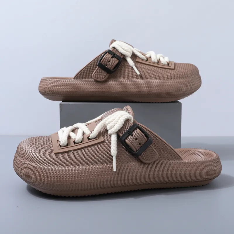 DOUBLE STAR 88 EVA Woven Quiet Slip Resistant Closed Toe Slippers Men's-21