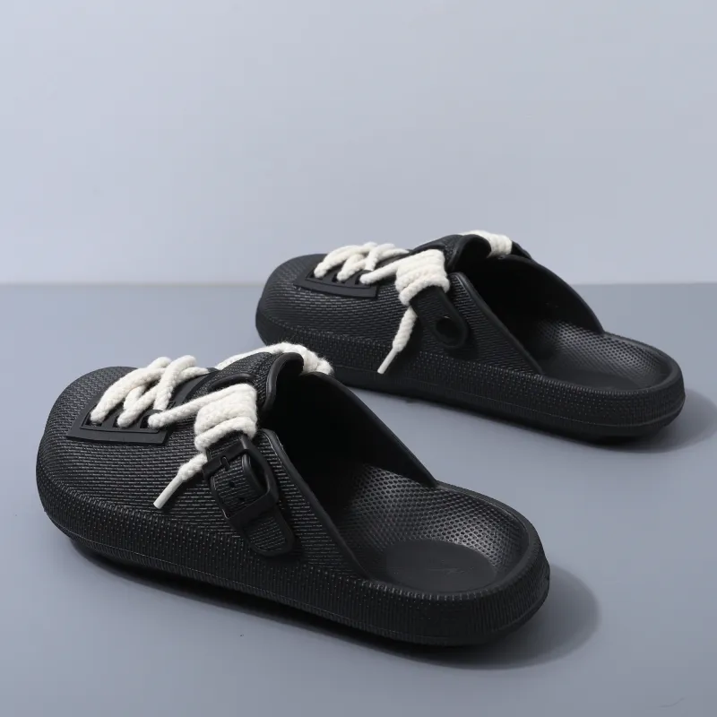 DOUBLE STAR 88 EVA Woven Quiet Slip Resistant Closed Toe Slippers Men's-17