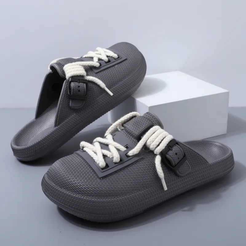 DOUBLE STAR 88 EVA Woven Quiet Slip Resistant Closed Toe Slippers Men's-10