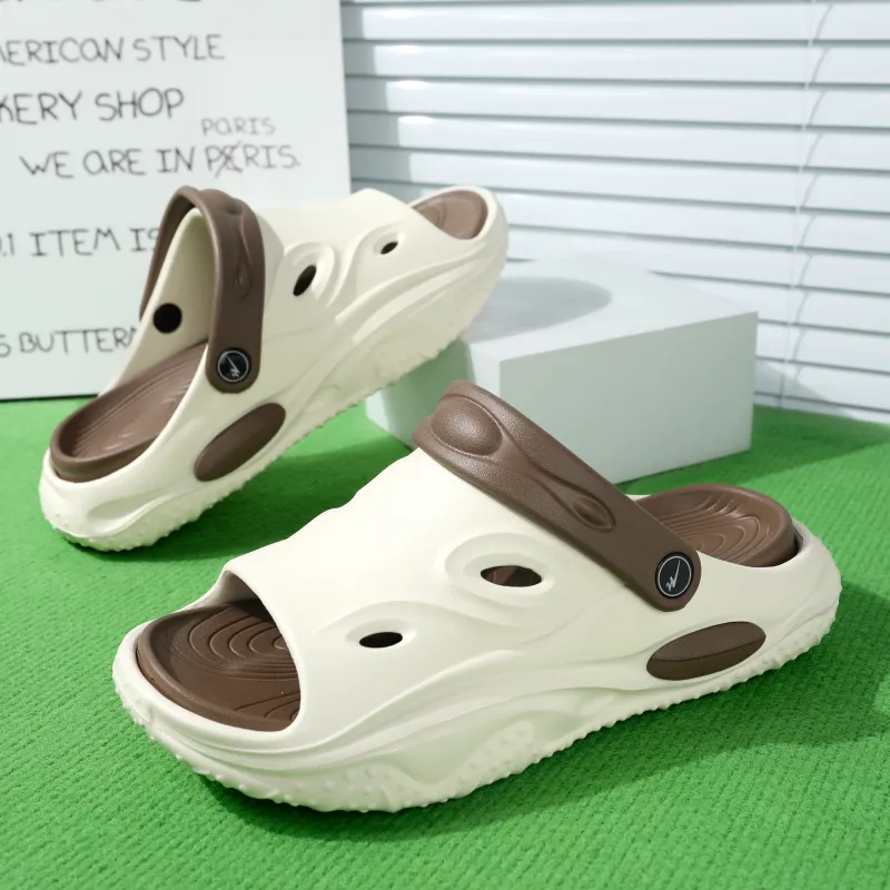 DOUBLE STAR 88 Slip Resistant Abrasion Resistant Slide Slippers Men's-10