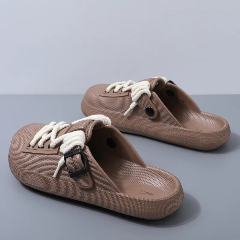 DOUBLE STAR 88 EVA Woven Quiet Slip Resistant Closed Toe Slippers Men's-23