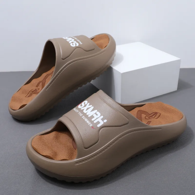 DOUBLE STAR 88 Quiet Slip Resistant Slide Slippers Men's-18