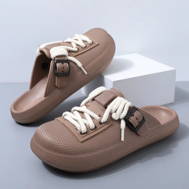 DOUBLE STAR 88 EVA Woven Quiet Slip Resistant Closed Toe Slippers Men's-22