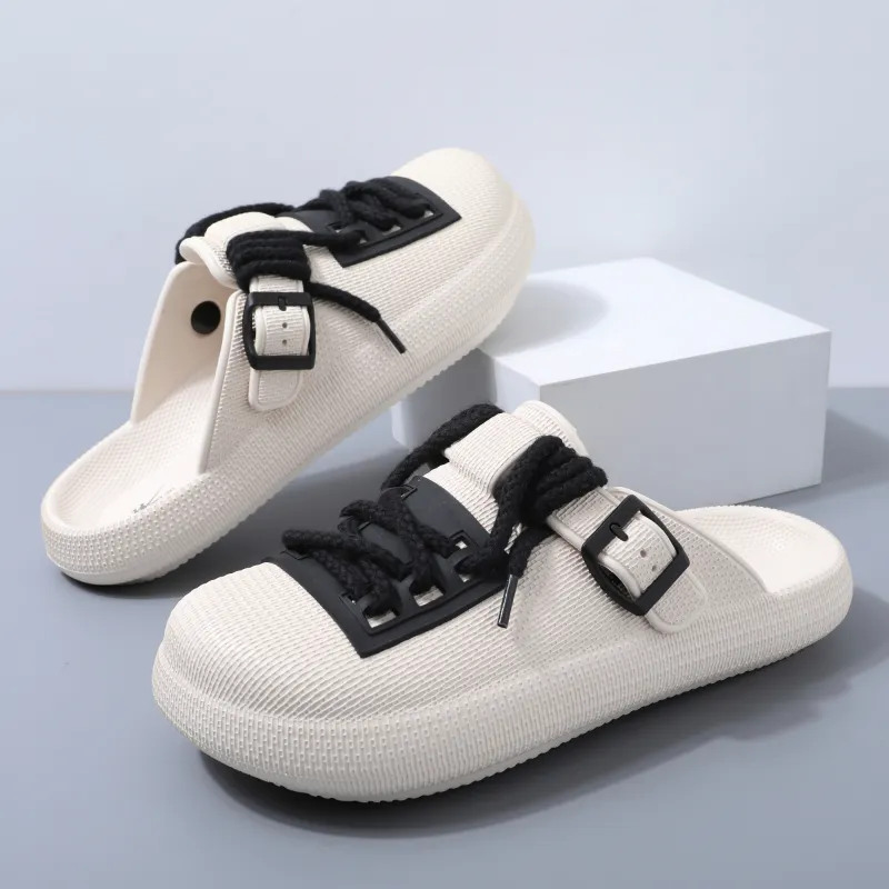 DOUBLE STAR 88 EVA Woven Quiet Slip Resistant Closed Toe Slippers Men's-4