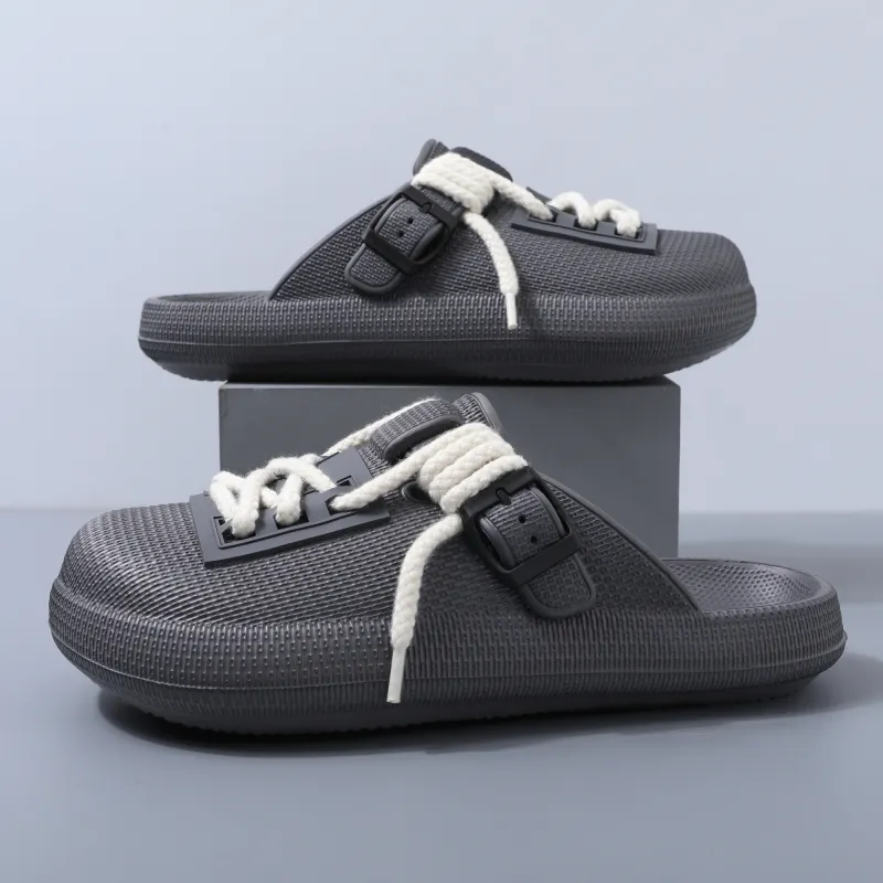 DOUBLE STAR 88 EVA Woven Quiet Slip Resistant Closed Toe Slippers Men's-9