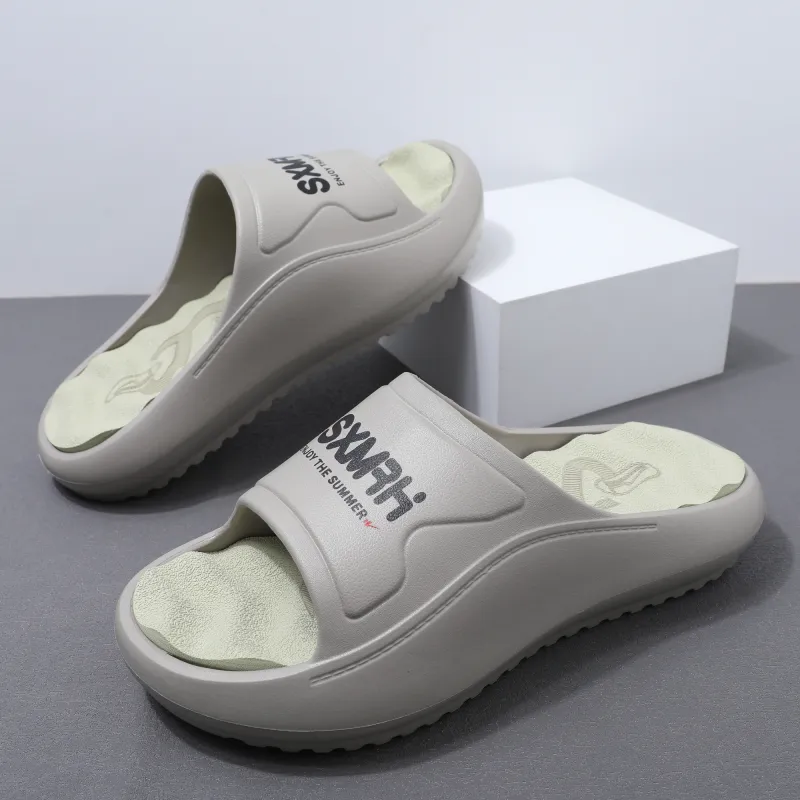 DOUBLE STAR 88 Quiet Slip Resistant Slide Slippers Men's-8