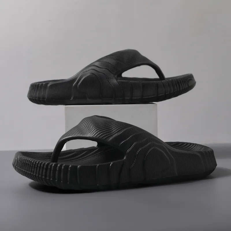 DOUBLE STAR 88 Slip Resistant Quick Dry Flip Flops Men's Black-5