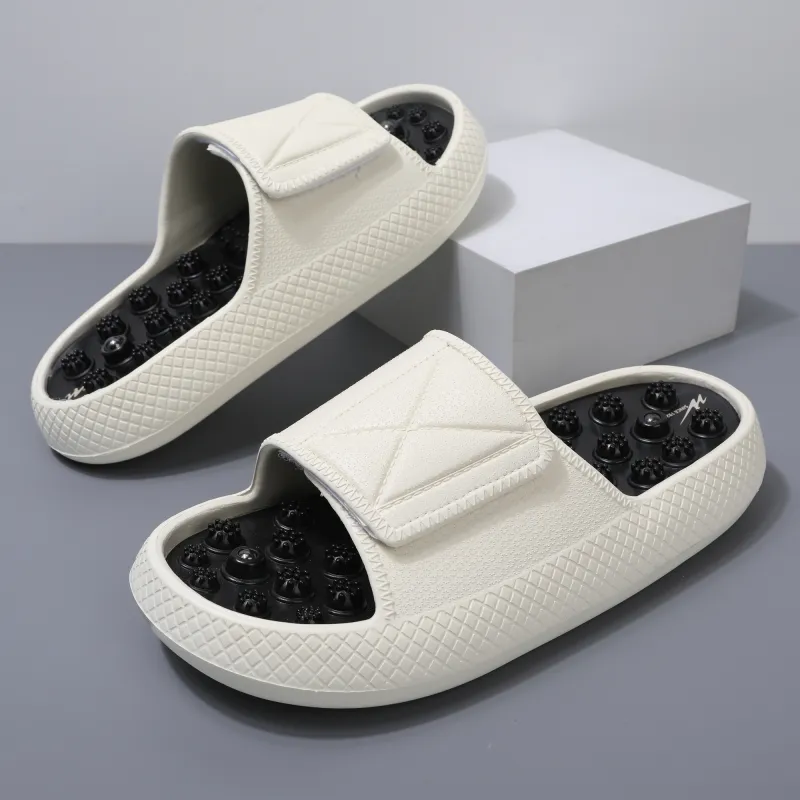 DOUBLE STAR 88 Quiet Slip Resistant Cushioning Slide Slippers Unisex-9