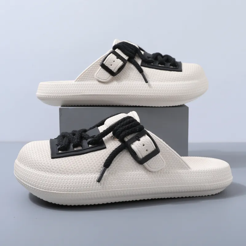 DOUBLE STAR 88 EVA Woven Quiet Slip Resistant Closed Toe Slippers Men's-3
