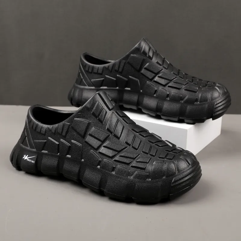 DOUBLE STAR 88 Slip Resistant Coverage Abrasion Resistant Low Top Casual Shoes Men's Black-3
