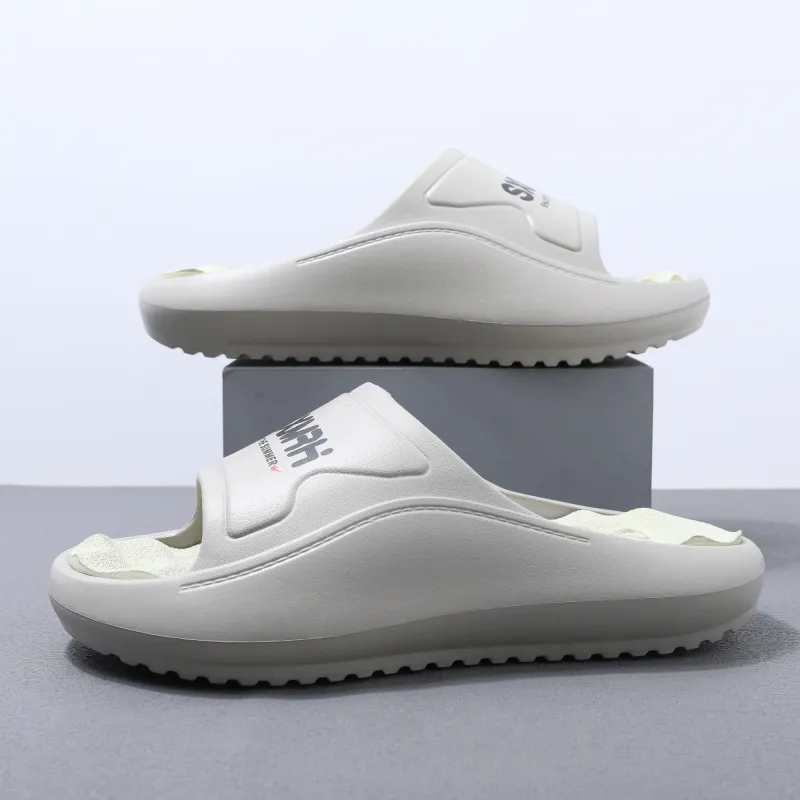DOUBLE STAR 88 Quiet Slip Resistant Slide Slippers Men's-9
