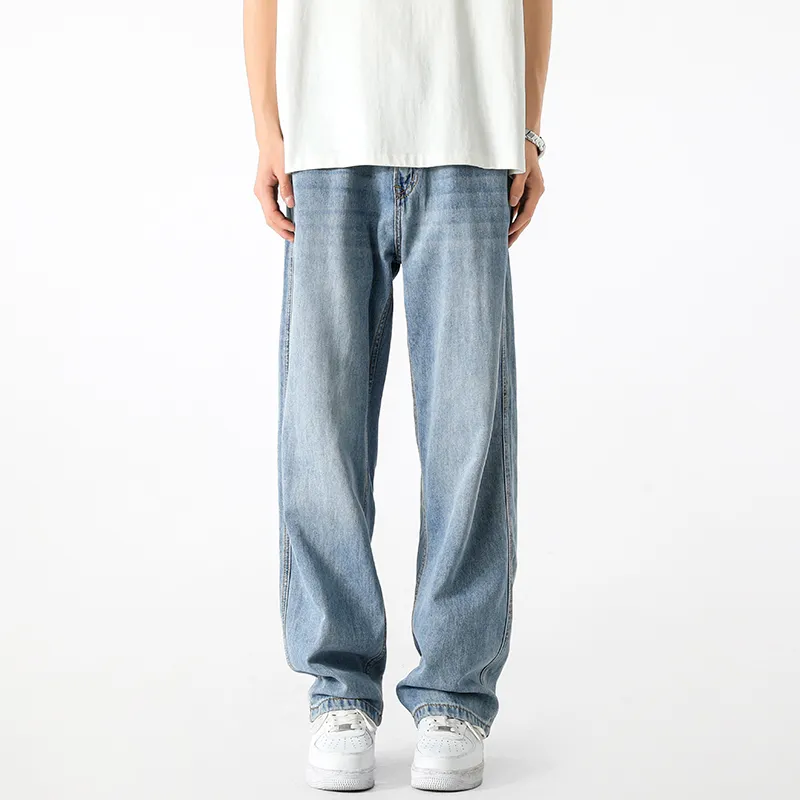 WilliamPOLO Jeans Unisex Light Blue-4