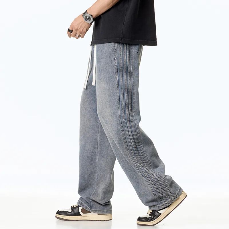 WilliamPOLO Jeans Unisex Vintage Blue-4