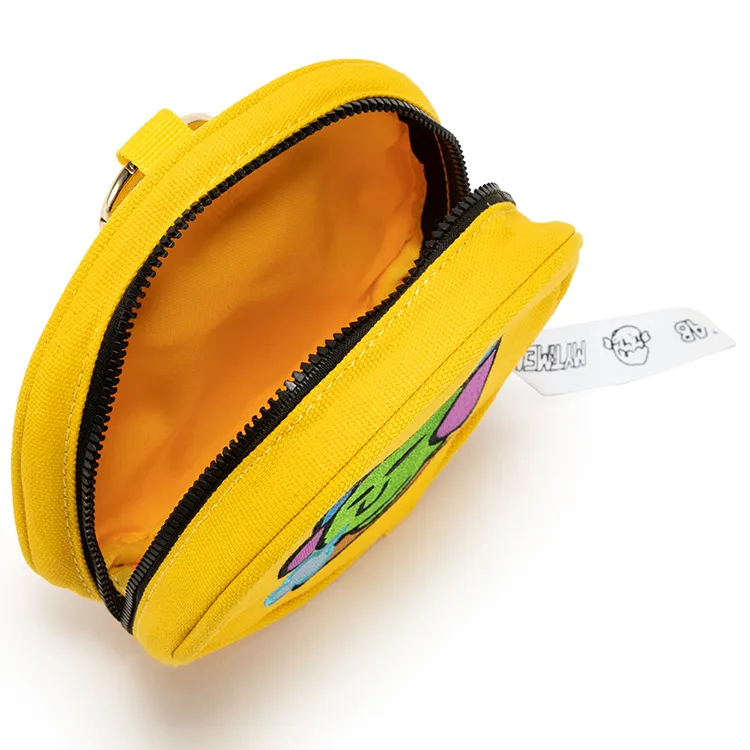 MYTIMELAB Cotton Round Bag Coin Purse Tubas Unisex Multicolor-4