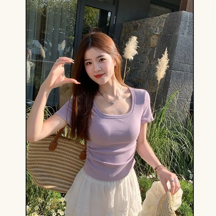 GOSO T Shirts Women's Purple-2