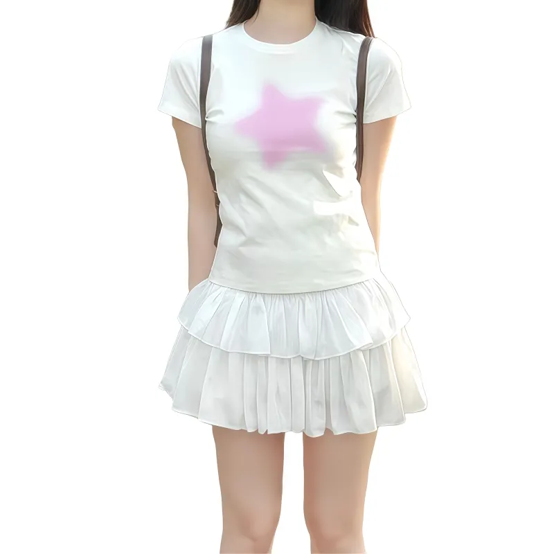 GOSO T Shirts Women's White-1