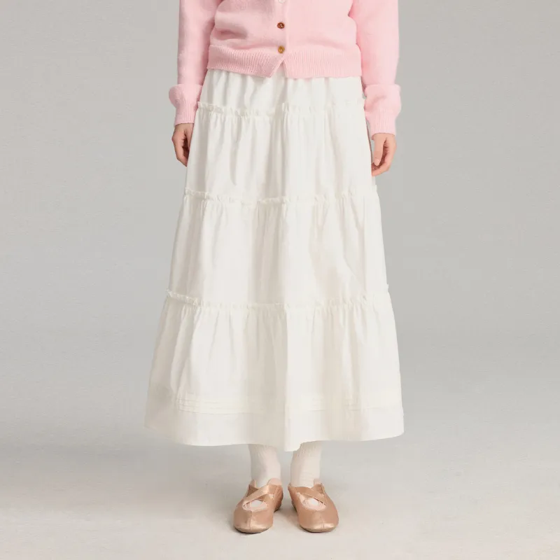 Kirsh Casual Long Skirts Women's White-2