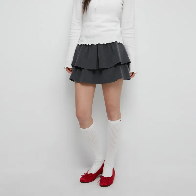 Kirsh Casual Short Skirts Women's Gray-2