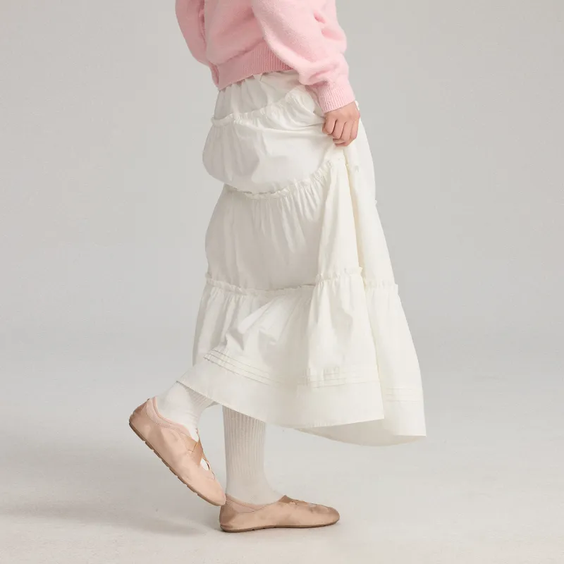 Kirsh Casual Long Skirts Women's White-1