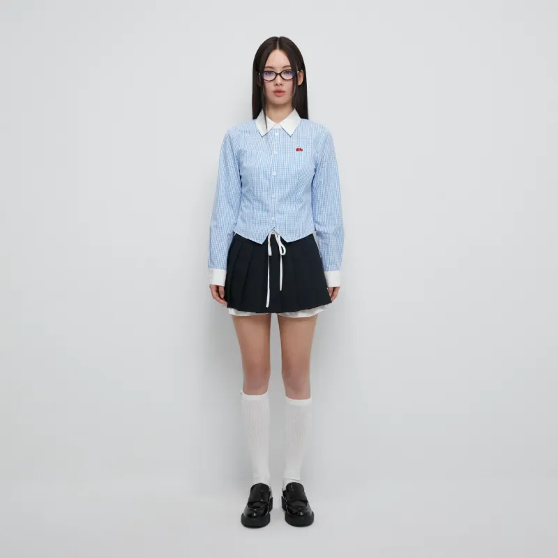 Kirsh Casual Short Skirts Women's Navy Blue-4
