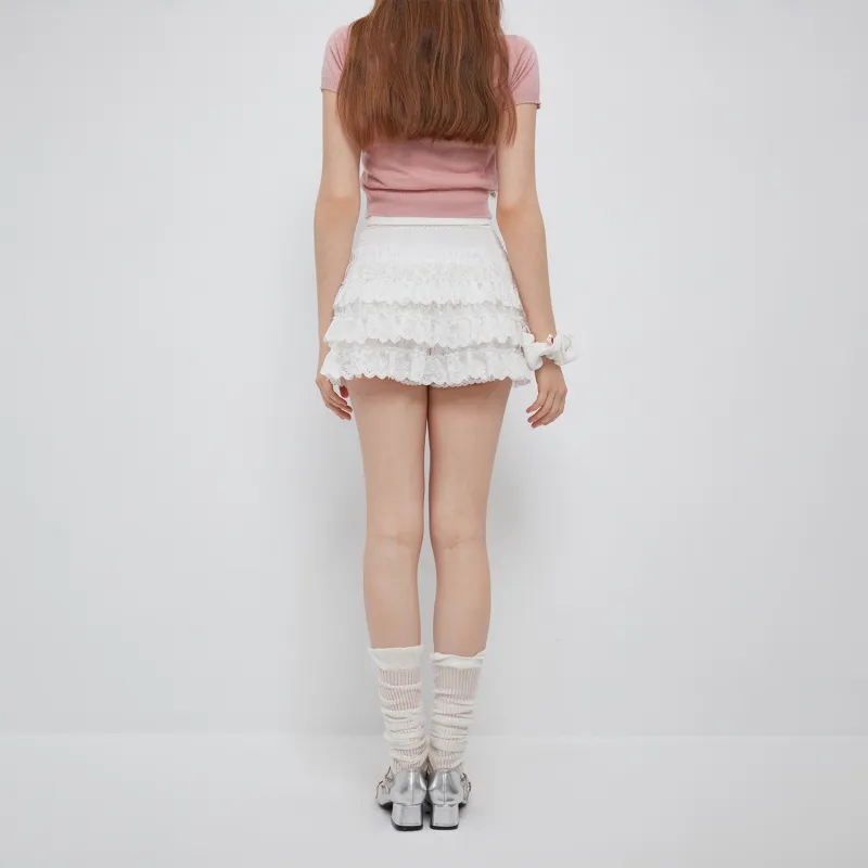 KIRSH 2025 Spring Summer Casual Short Skirts Women's White-2