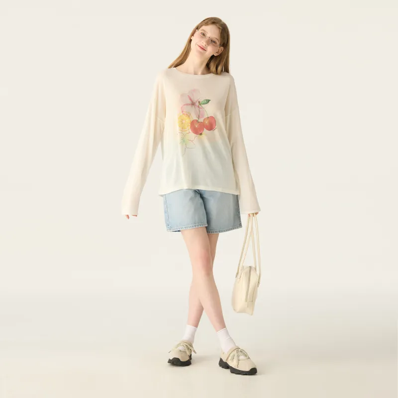 KIRSH Drop Shoulder Sleeve T Shirt Women's-3