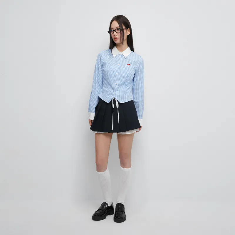 Kirsh Casual Short Skirts Women's Navy Blue-5