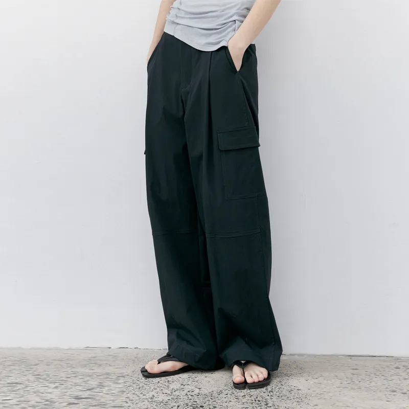 TAGEECHITA Outline, Loose Fit Slimming Straight Fit Cargo Pants Casual Pants Women's-2
