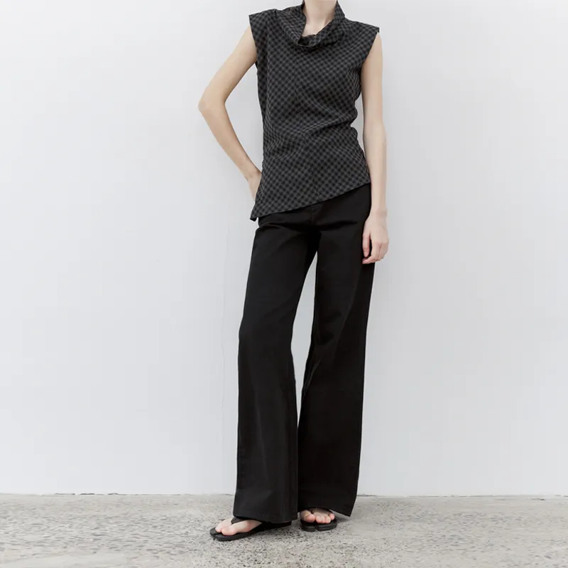 TAGEECHITA Cinched Waist Sleeveless Tank Top Women's-5