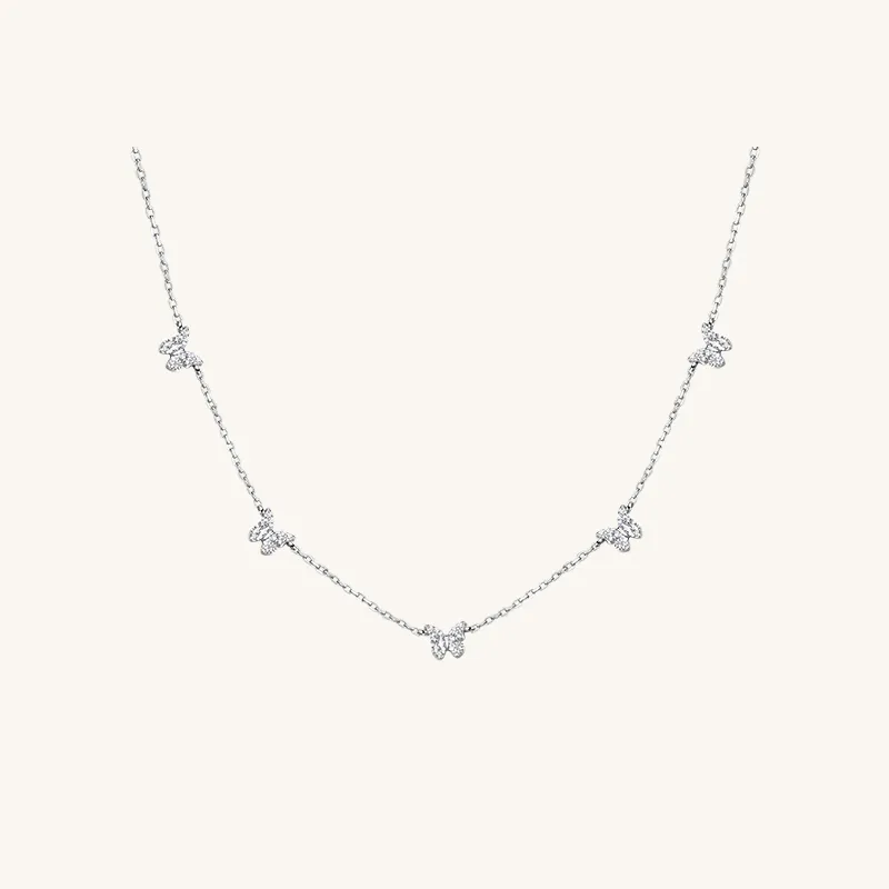 Arsis S925 Silver Necklaces Women's Gold And Silver Two Tone-5