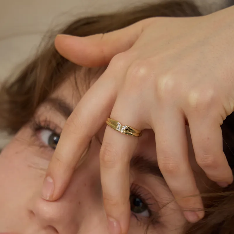 Arsis 925 Sterling Silver Rings Unisex Gold-2