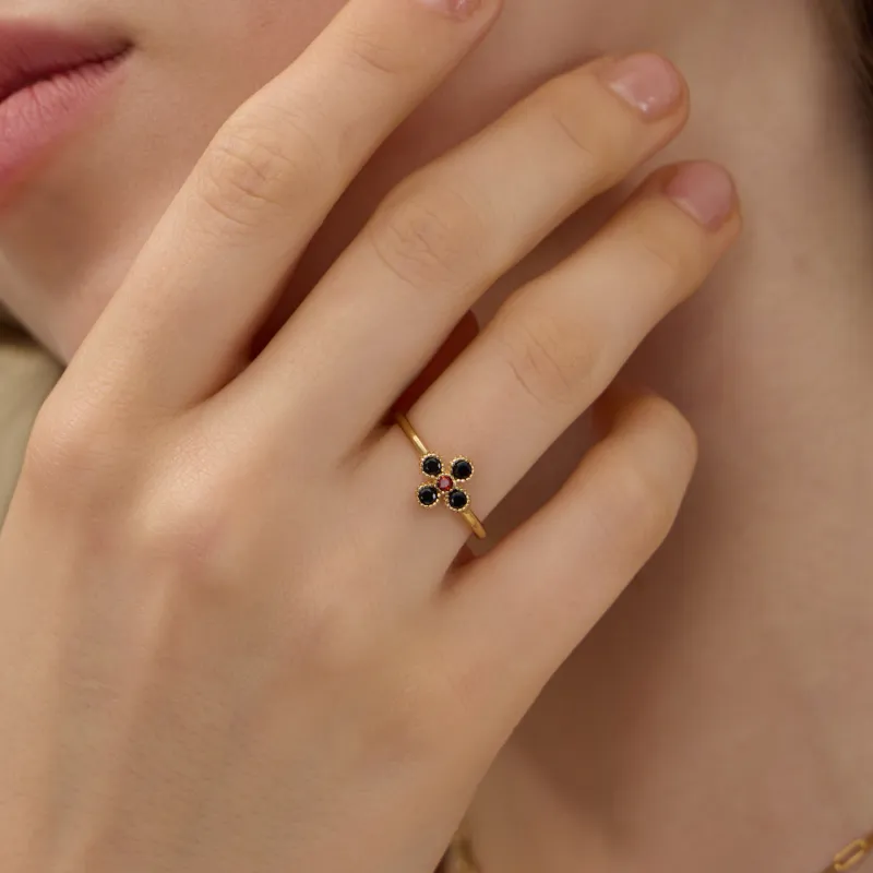 Arsis 925 Sterling Silver Rings Women's Gold-5
