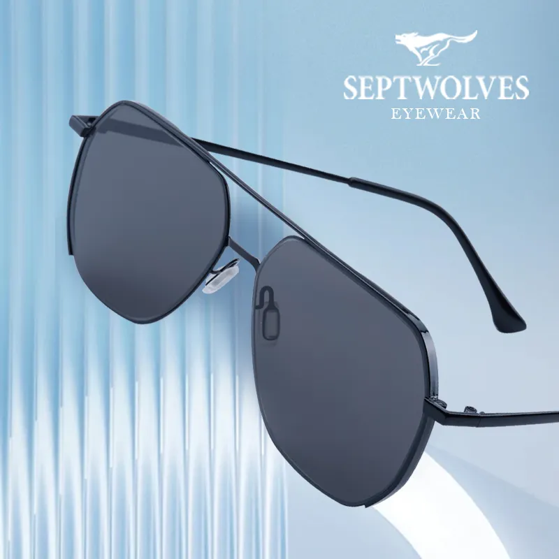 SEPTWOLVES Round Sunglasses Unisex-1