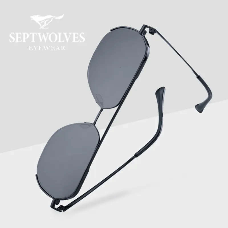 SEPTWOLVES Round Sunglasses Unisex-2