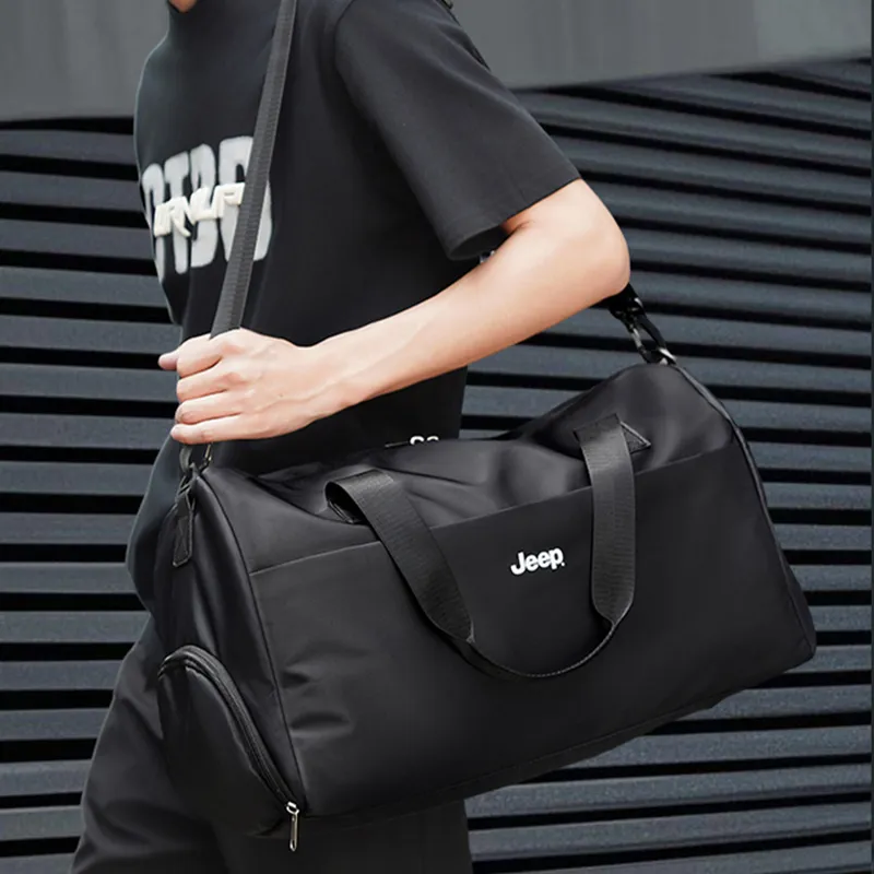 Jeep Oxford Travel Bag Tubas Unisex Black-3