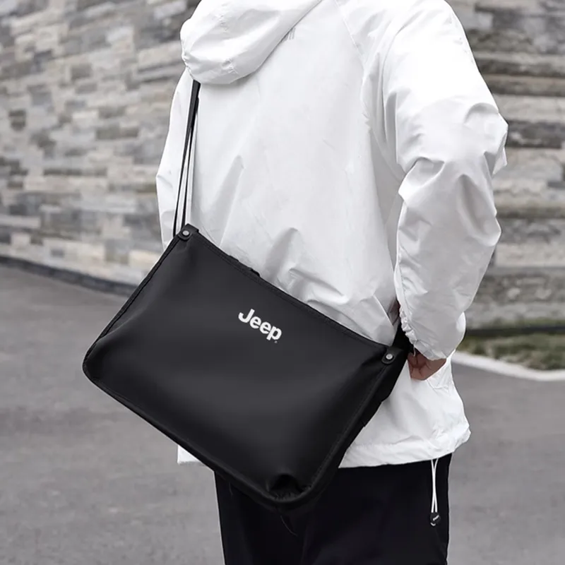 Jeep Oxford Bag Regular Men's Black-1