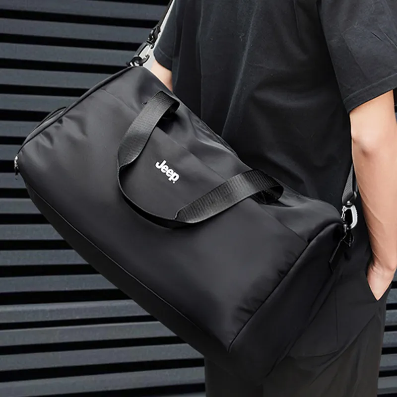 Jeep Oxford Travel Bag Tubas Unisex Black-4