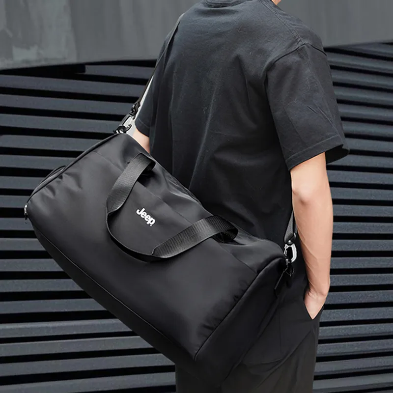Jeep Oxford Travel Bag Tubas Unisex Black-2