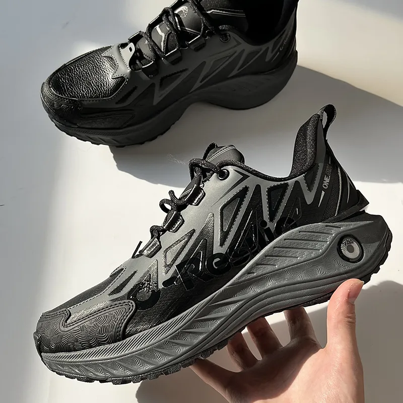 ONEMIX Patrol Mountain Running Shoes Unisex Exploration Black-6