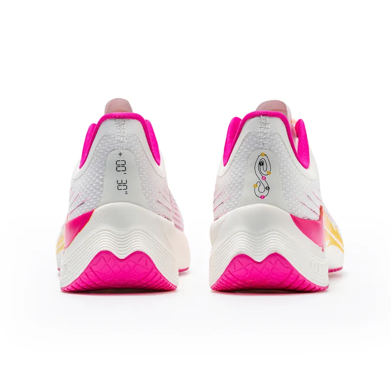 ONEMIX Wing Armor Running Shoes Unisex White Peach Red-3