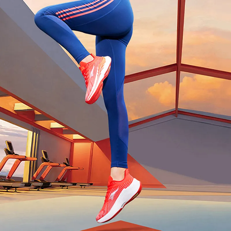 ONEMIX Wing Armor Running Shoes Unisex Inlaid Gold Red-5