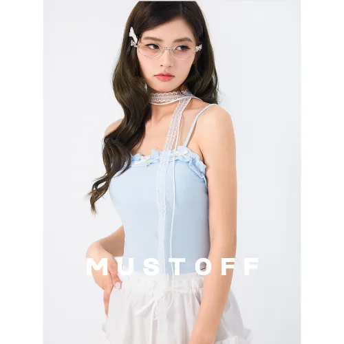 MUSTOFF Camisoles Women's Blue