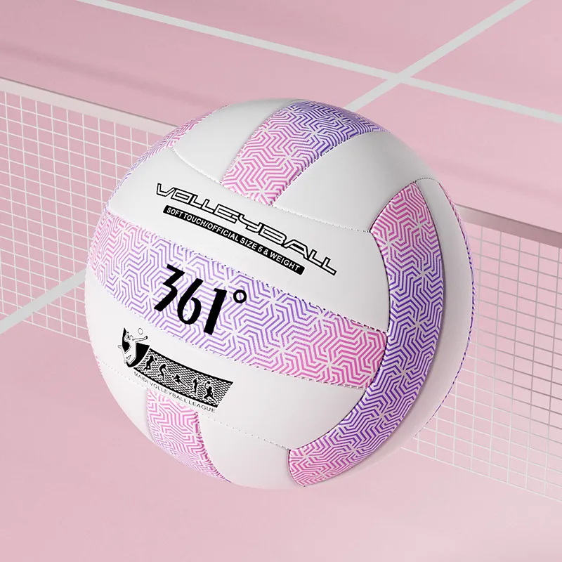 361° PVC Size 5 Volleyball Unisex Purple Pink-1